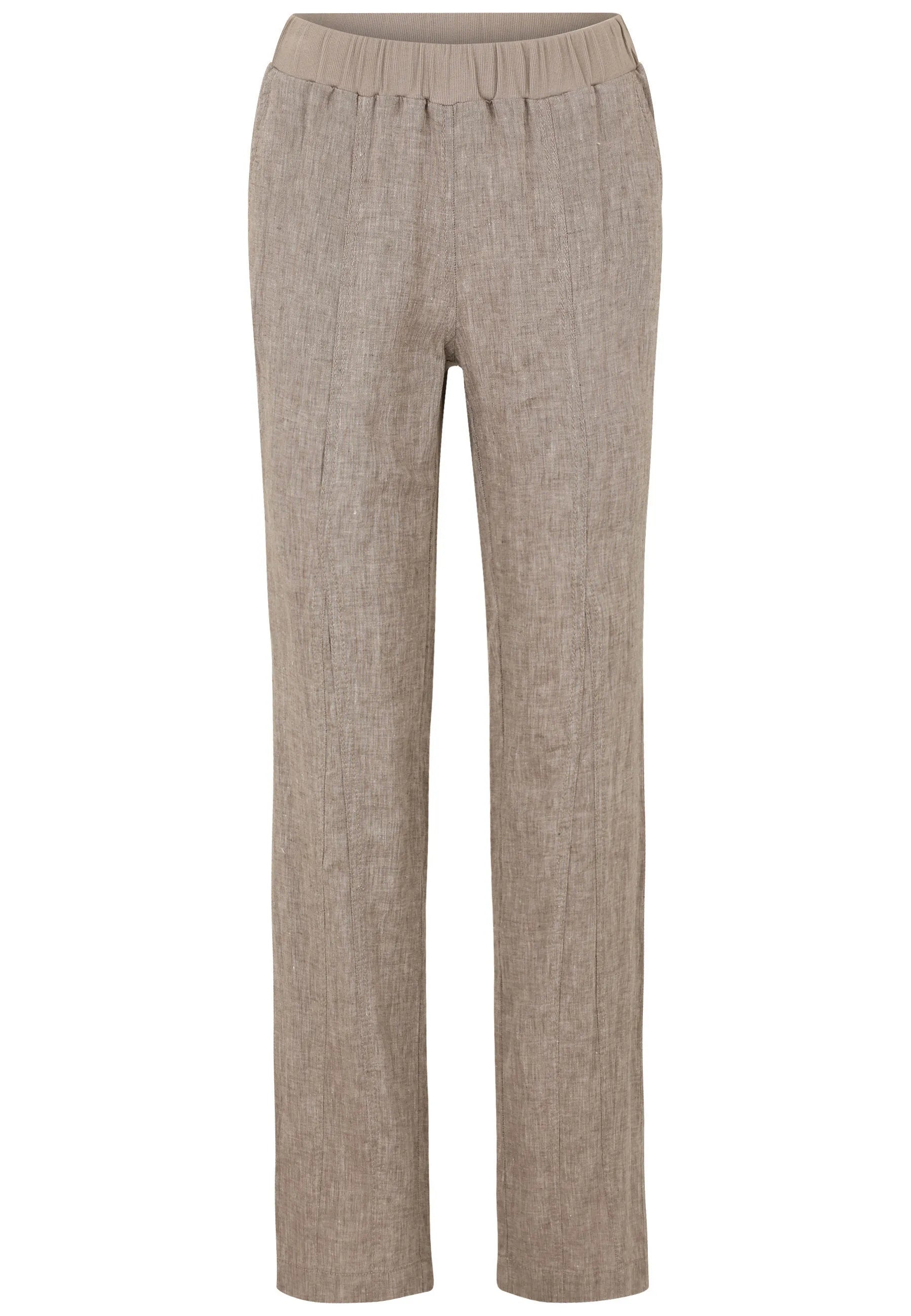 Leinenhose Straight Leg