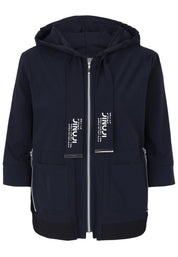 Sweatshirtjacke mit Kapuze