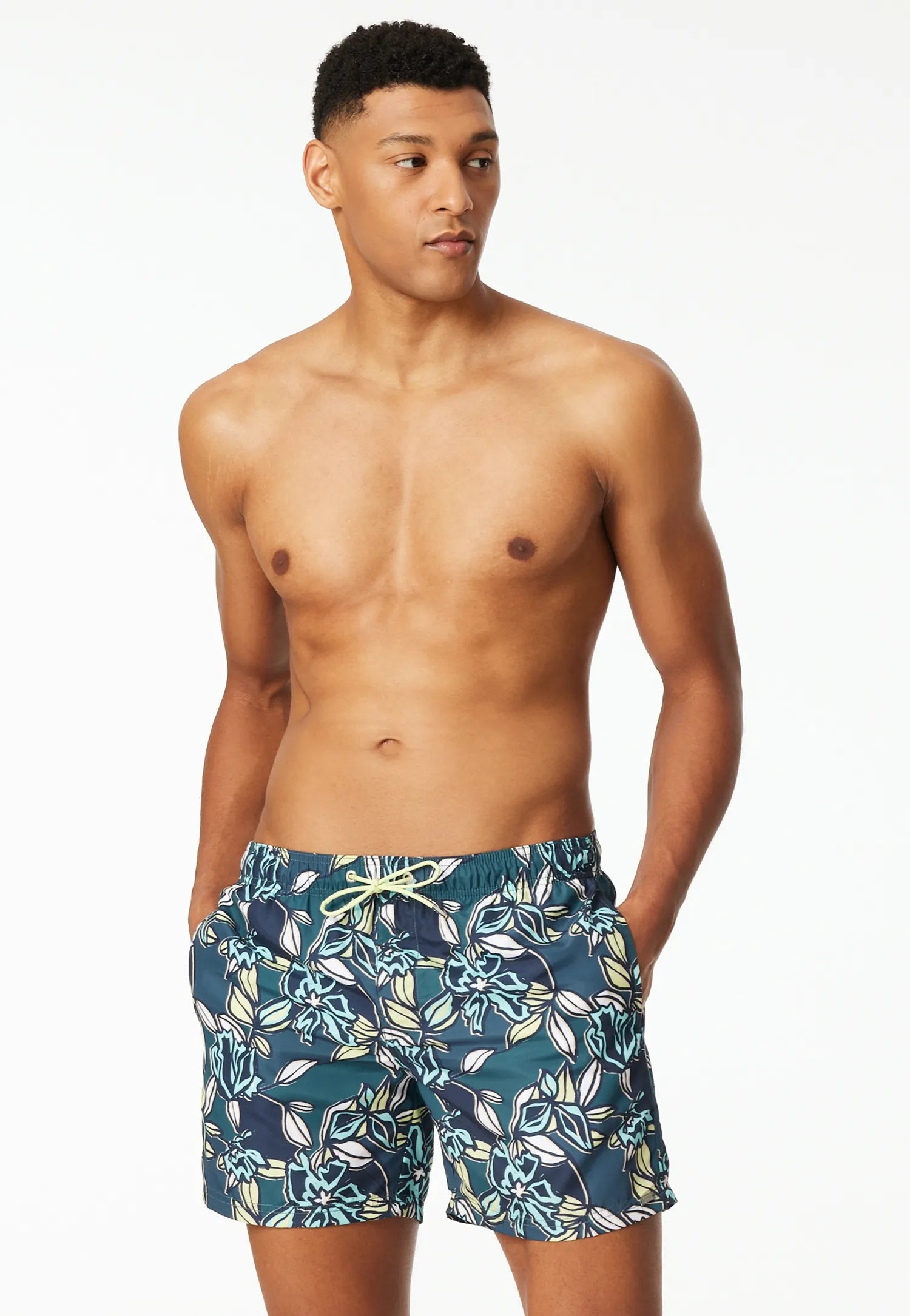 Badeshorts gestreift