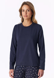 Langarmshirt aus Baumwolle