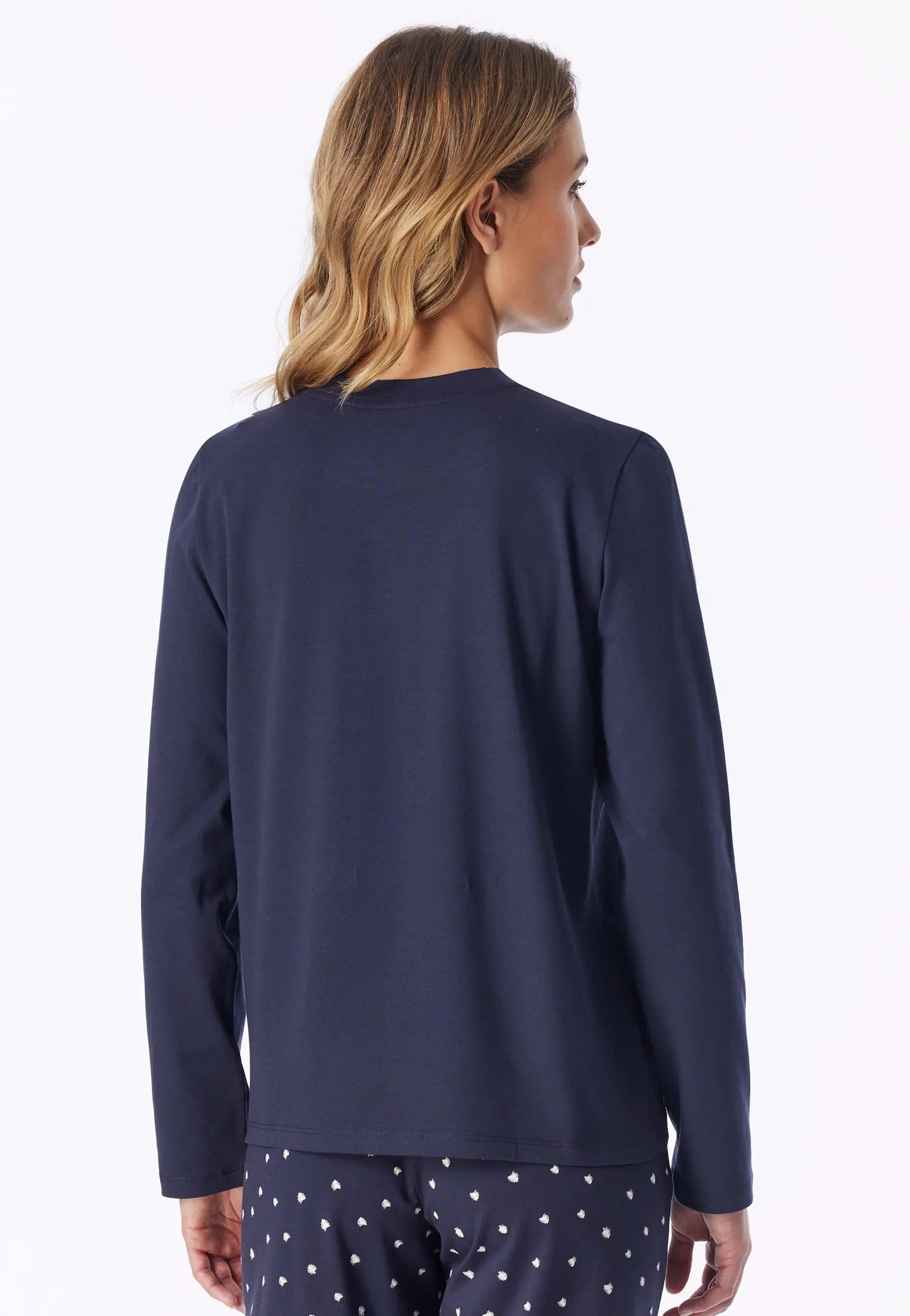 Langarmshirt aus Baumwolle