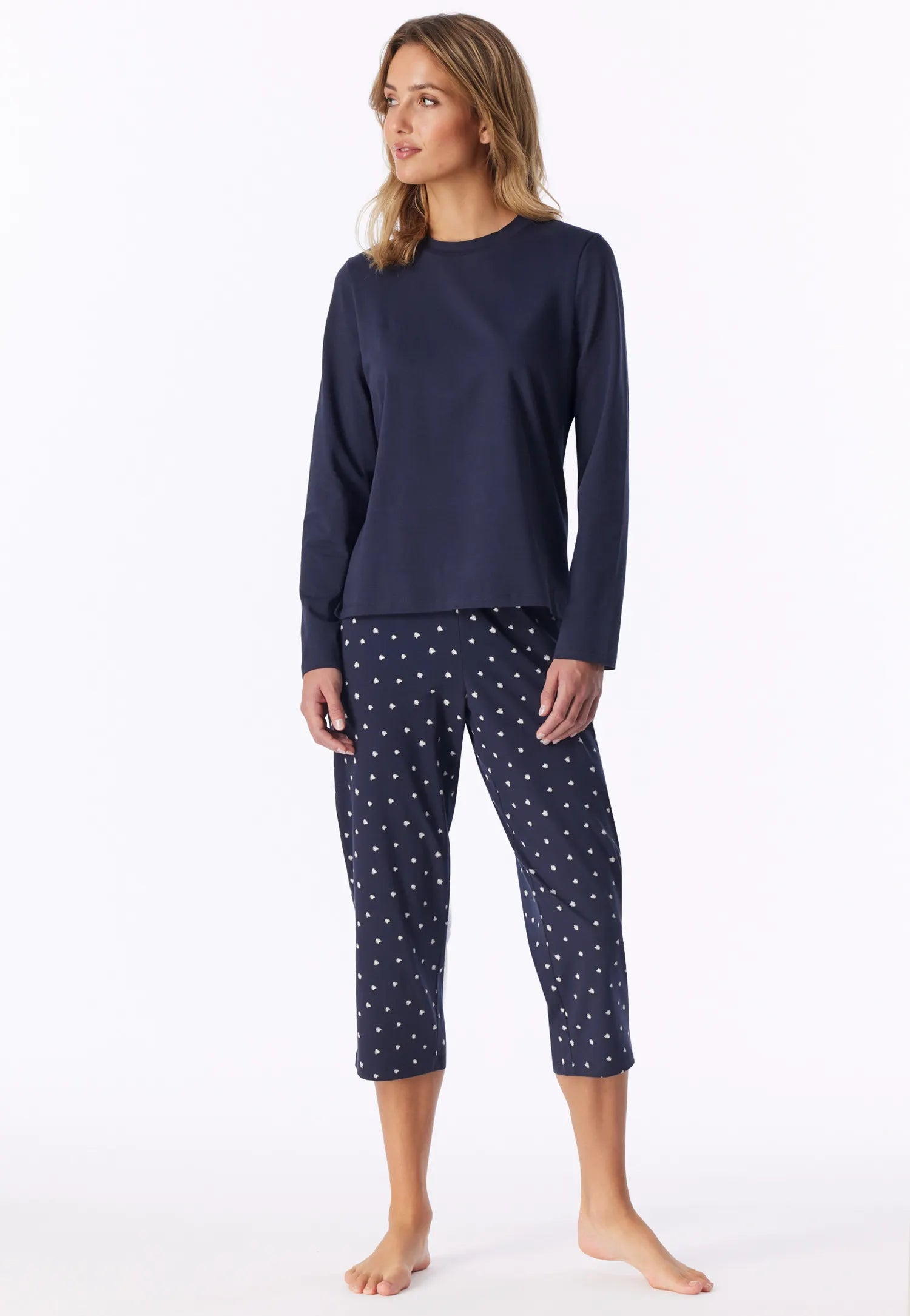Langarmshirt aus Baumwolle