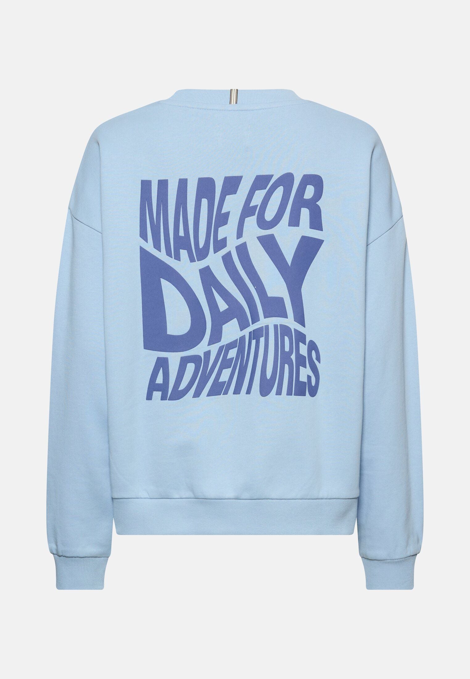 Sweatshirt mit Backprint