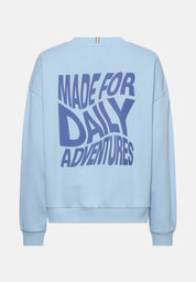 Sweatshirt mit Backprint
