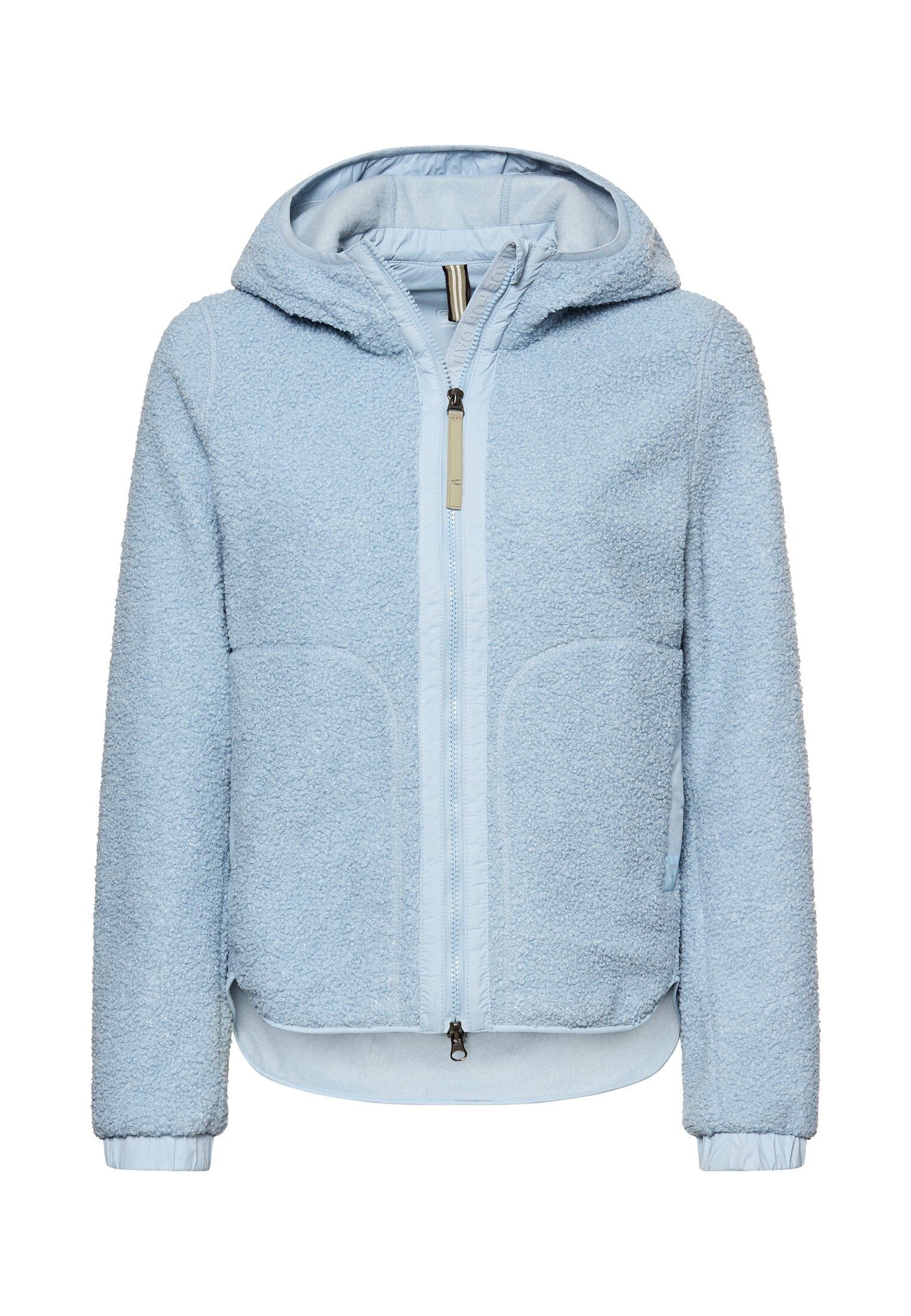 Teddy-Fleecejacke mit Kapuze
