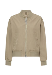 Bomberjacke mit Bündchenkragen
