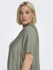MidiKleid CARJOANNA aus Viskosemix