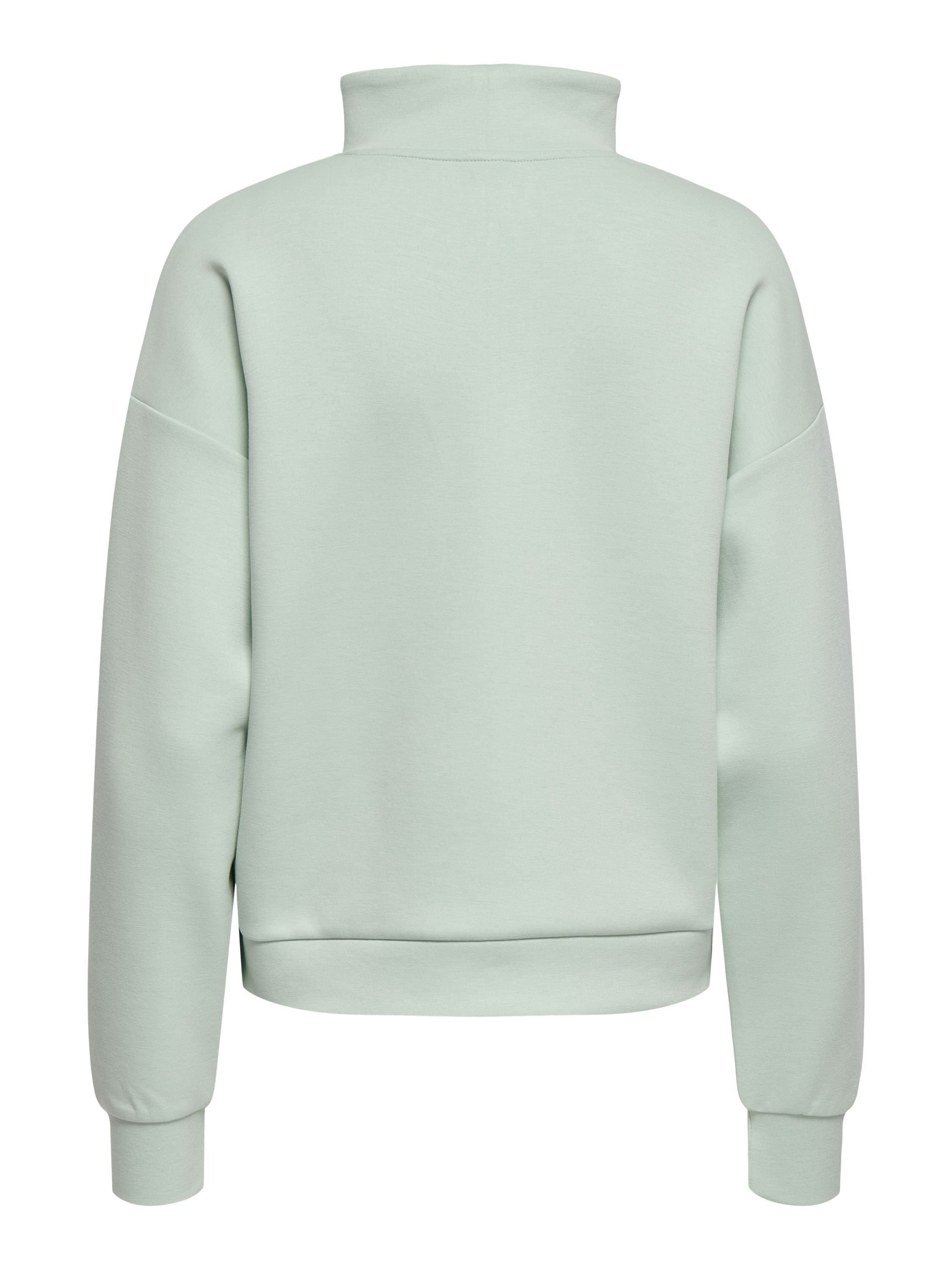 Sweatshirt ONPLOUNGE mit Troyerkragen