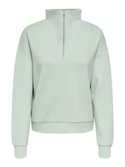 Sweatshirt ONPLOUNGE mit Troyerkragen