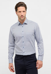 Hemd 1289 X19K, mittelblau