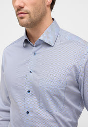 Hemd 1289 X19K, mittelblau