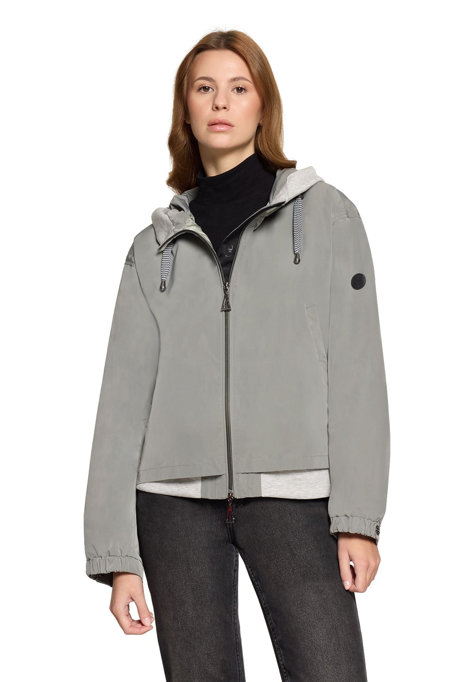 Übergangsjacke mit Kapuze