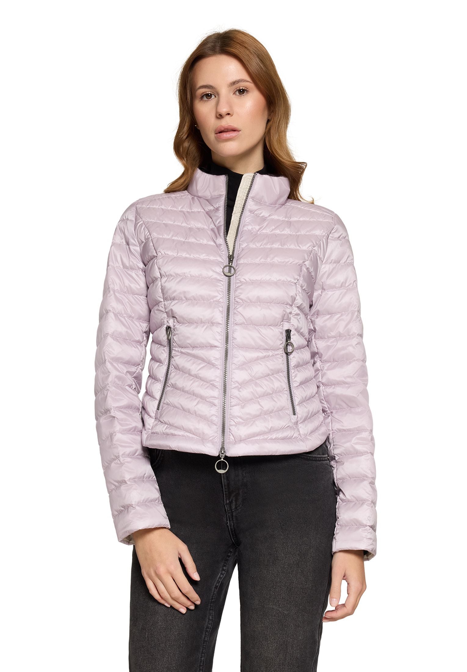 Steppjacke mit Stehkragen