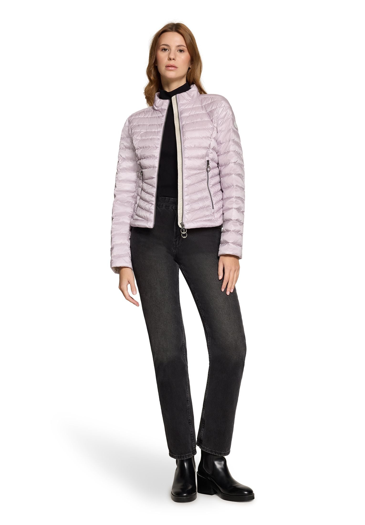 Steppjacke mit Stehkragen