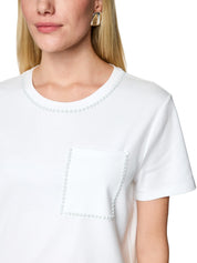 T-Shirt aus Baumwollstretch