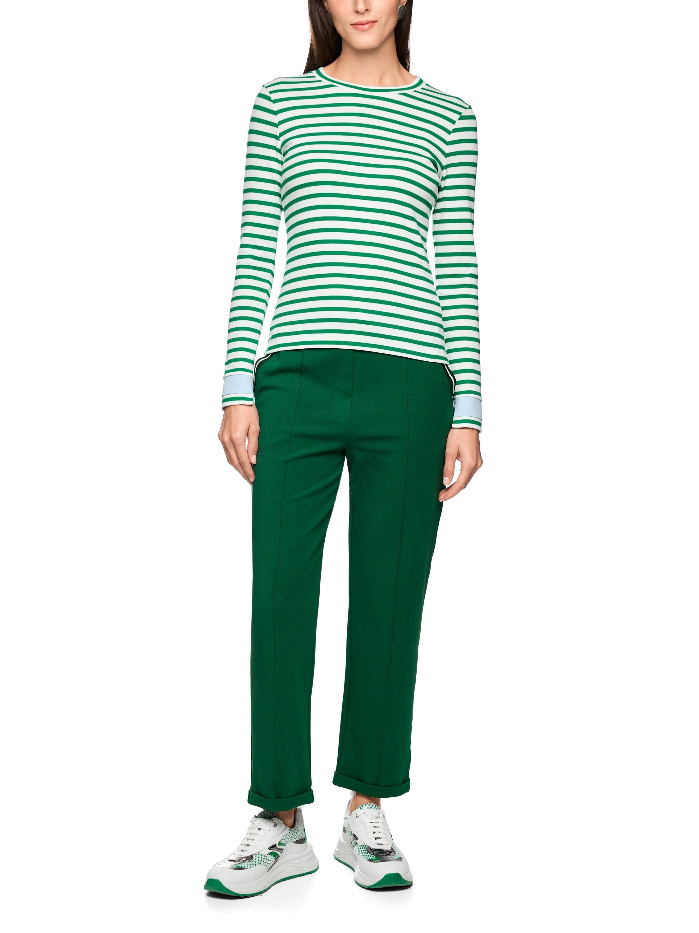 Langarmshirt aus Ripp-Strick