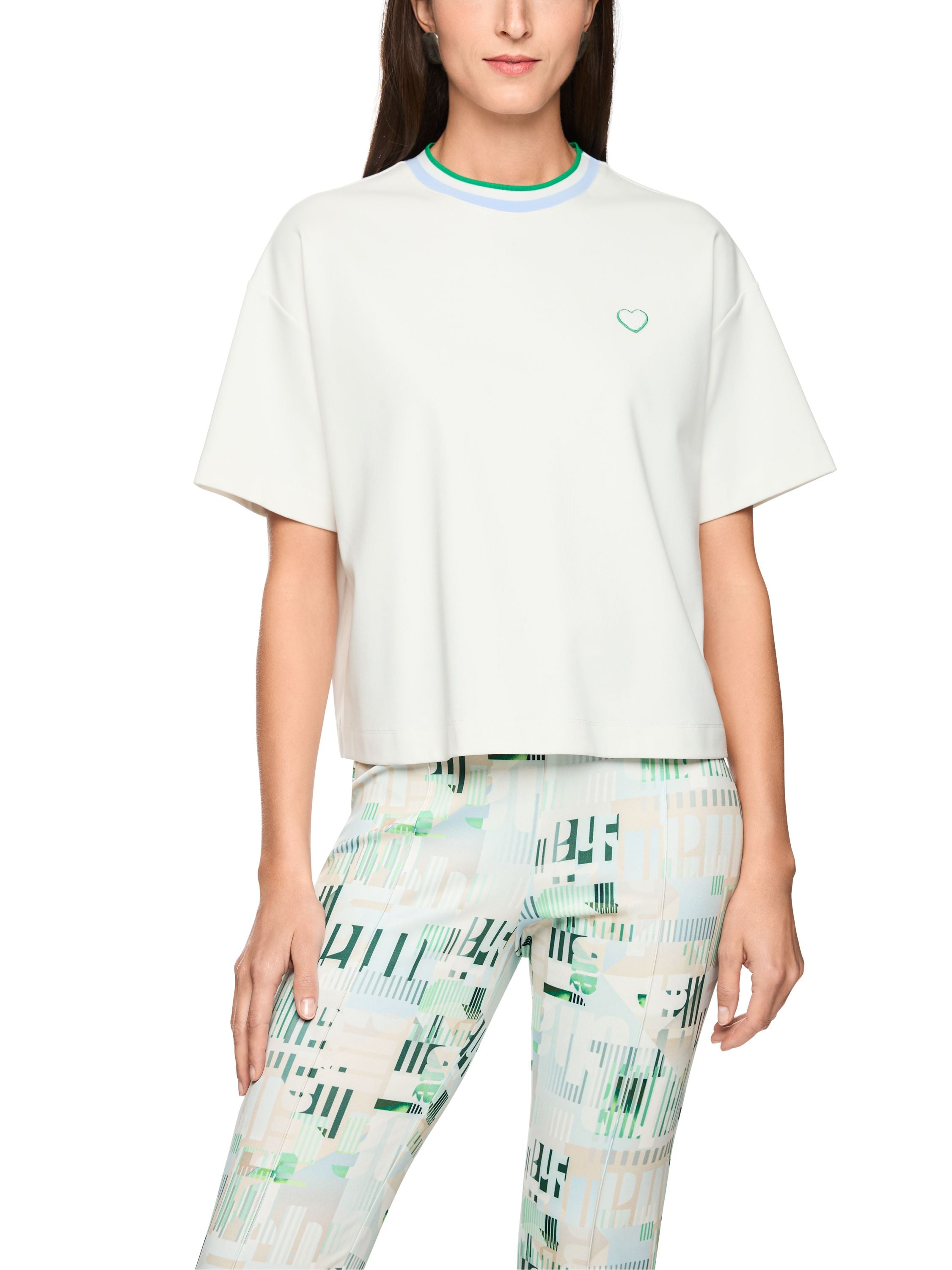 T-Shirt aus Baumwollmix