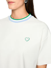 T-Shirt aus Baumwollmix