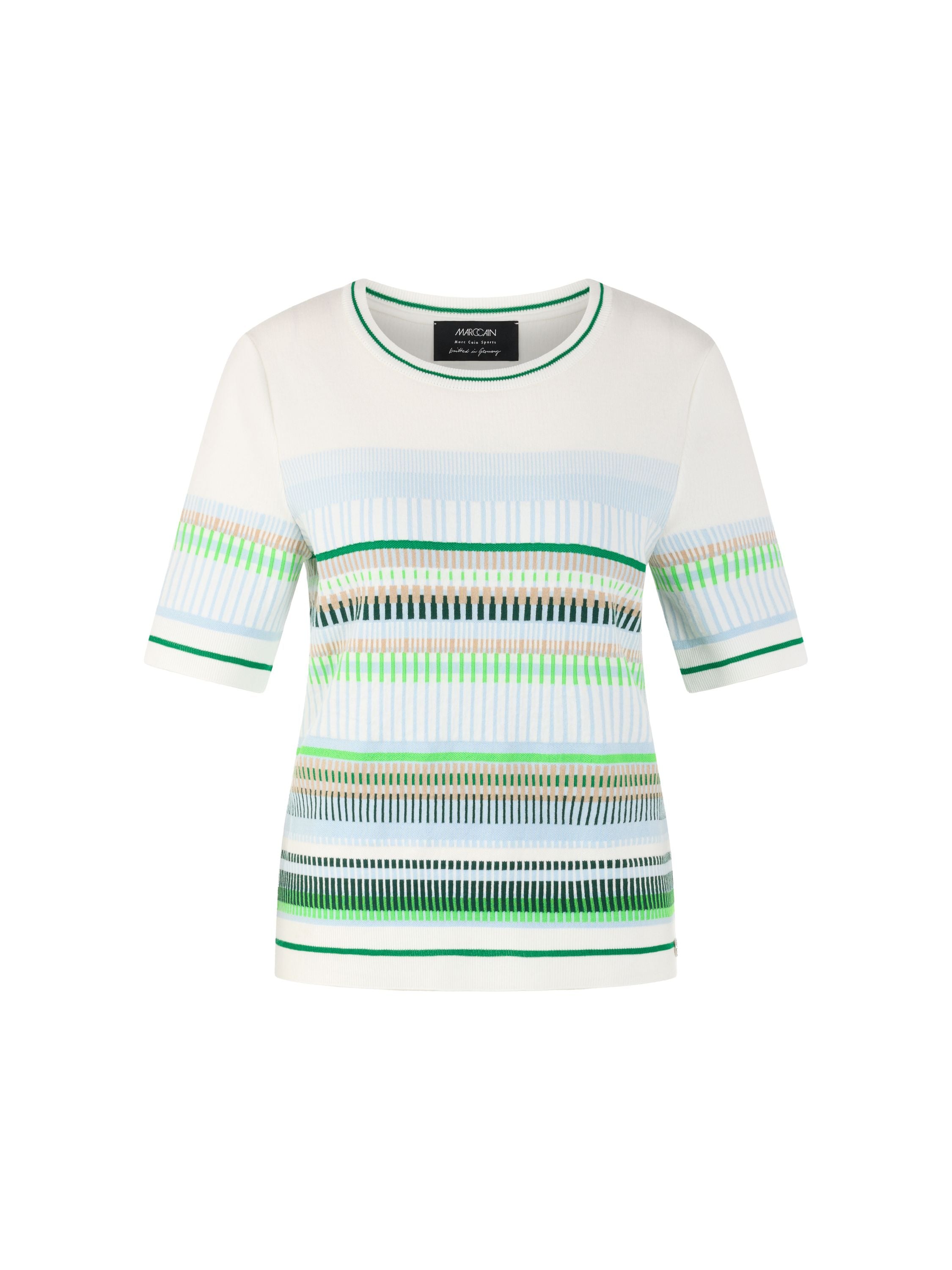Feinstrick-Pullover mit Jacquardmuster