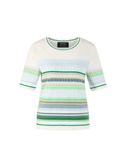 Feinstrick-Pullover mit Jacquardmuster