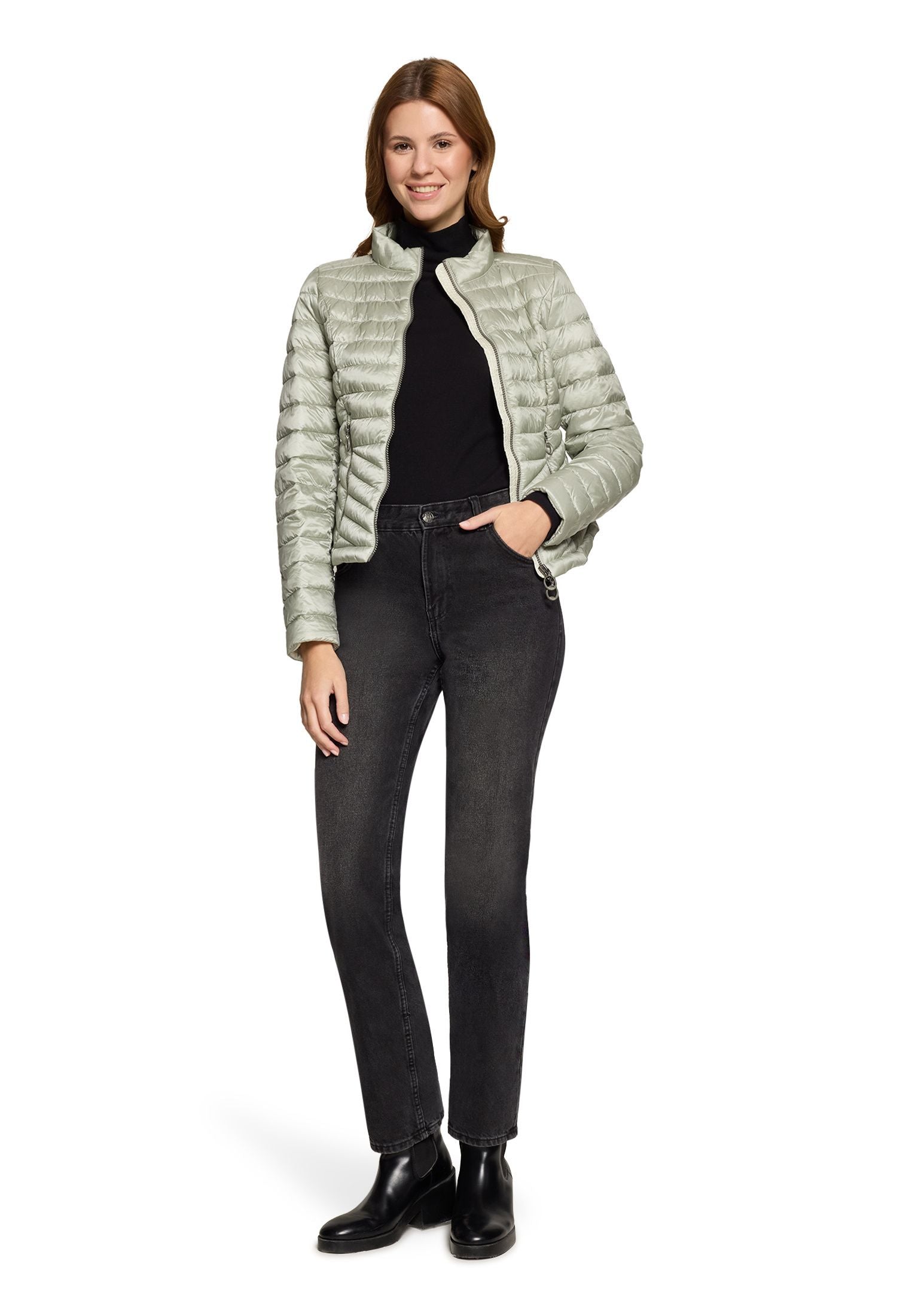 Steppjacke mit Stehkragen