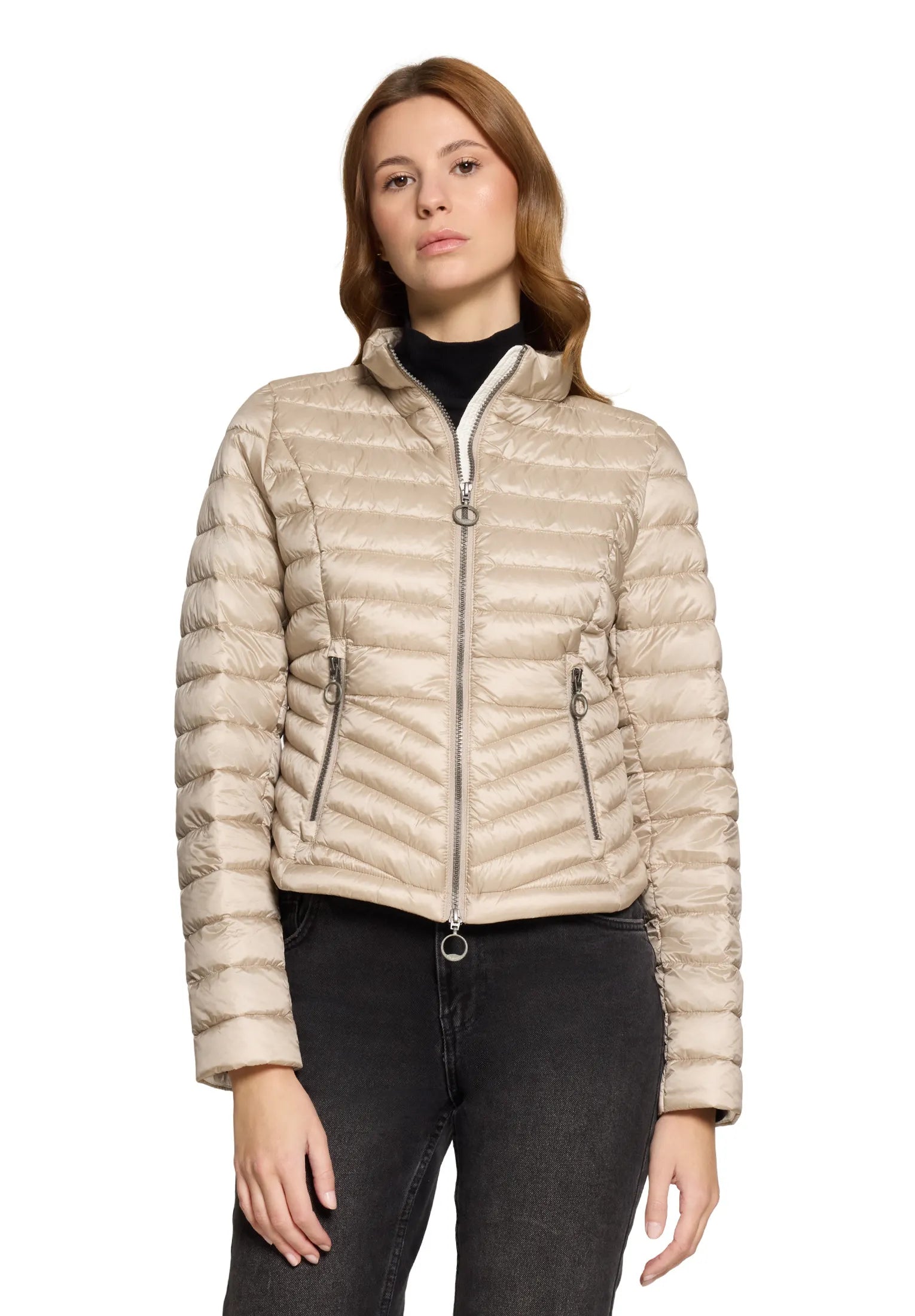 Steppjacke mit Stehkragen