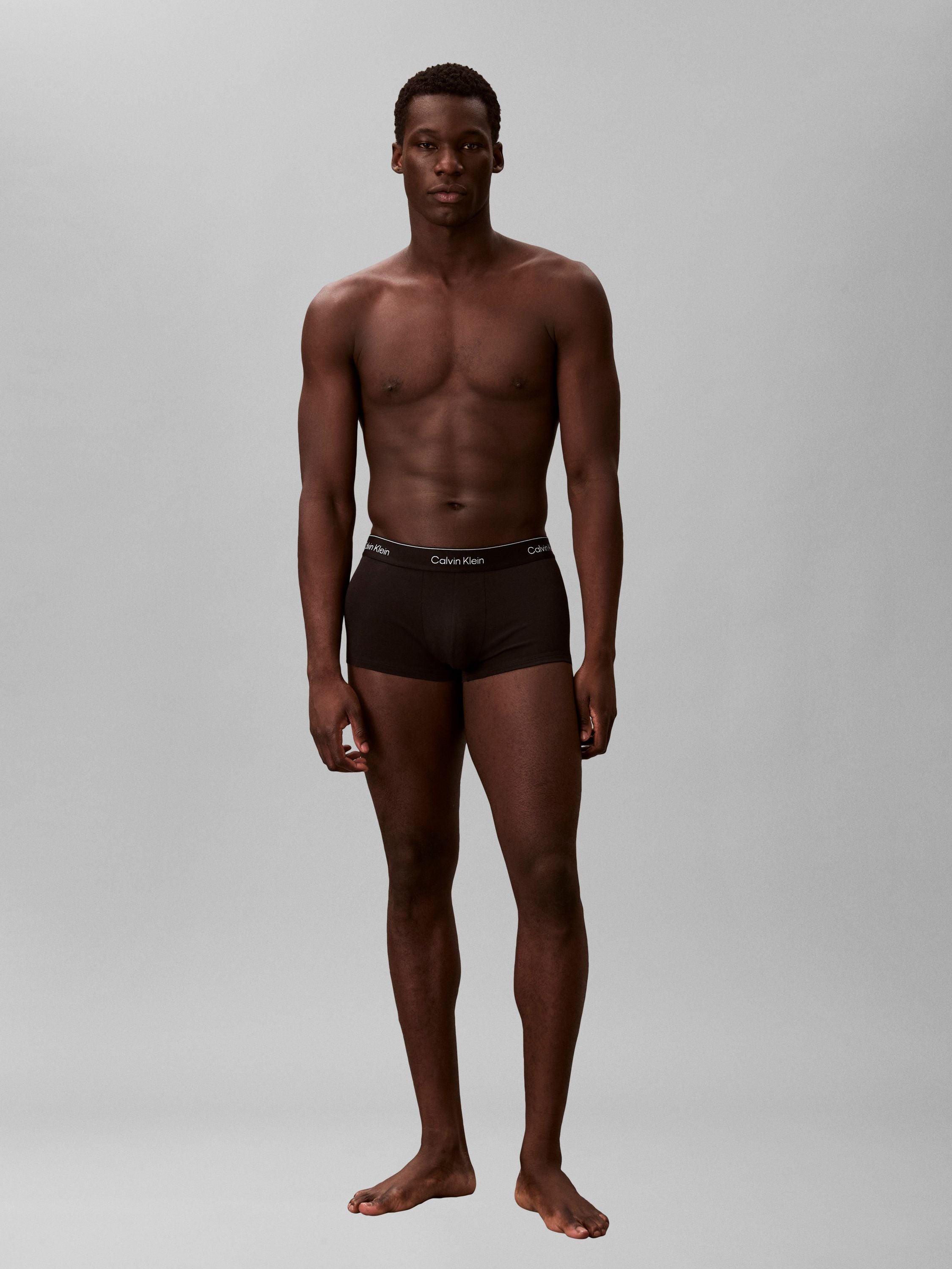 LOW RISE TRUNK 3PK, BLACK