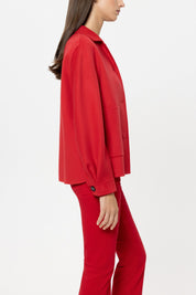 Hemdjacke aus Schurwollmix