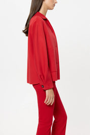 Hemdjacke aus Schurwollmix
