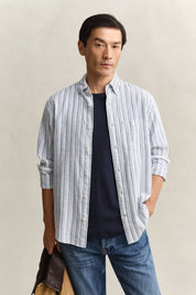 Hemd Regular Fit aus Leinenmix