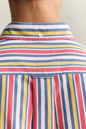 Poplin-Hemd gestreift Regular Fit