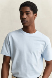 T-Shirt aus Two-Toned Piqué