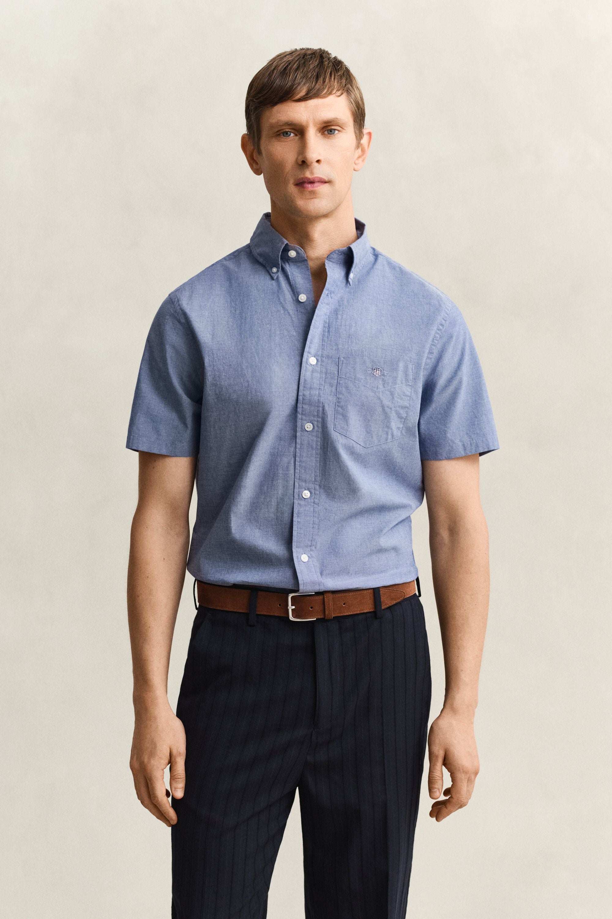 Kurzarmhemd Regular Fit aus Popeline