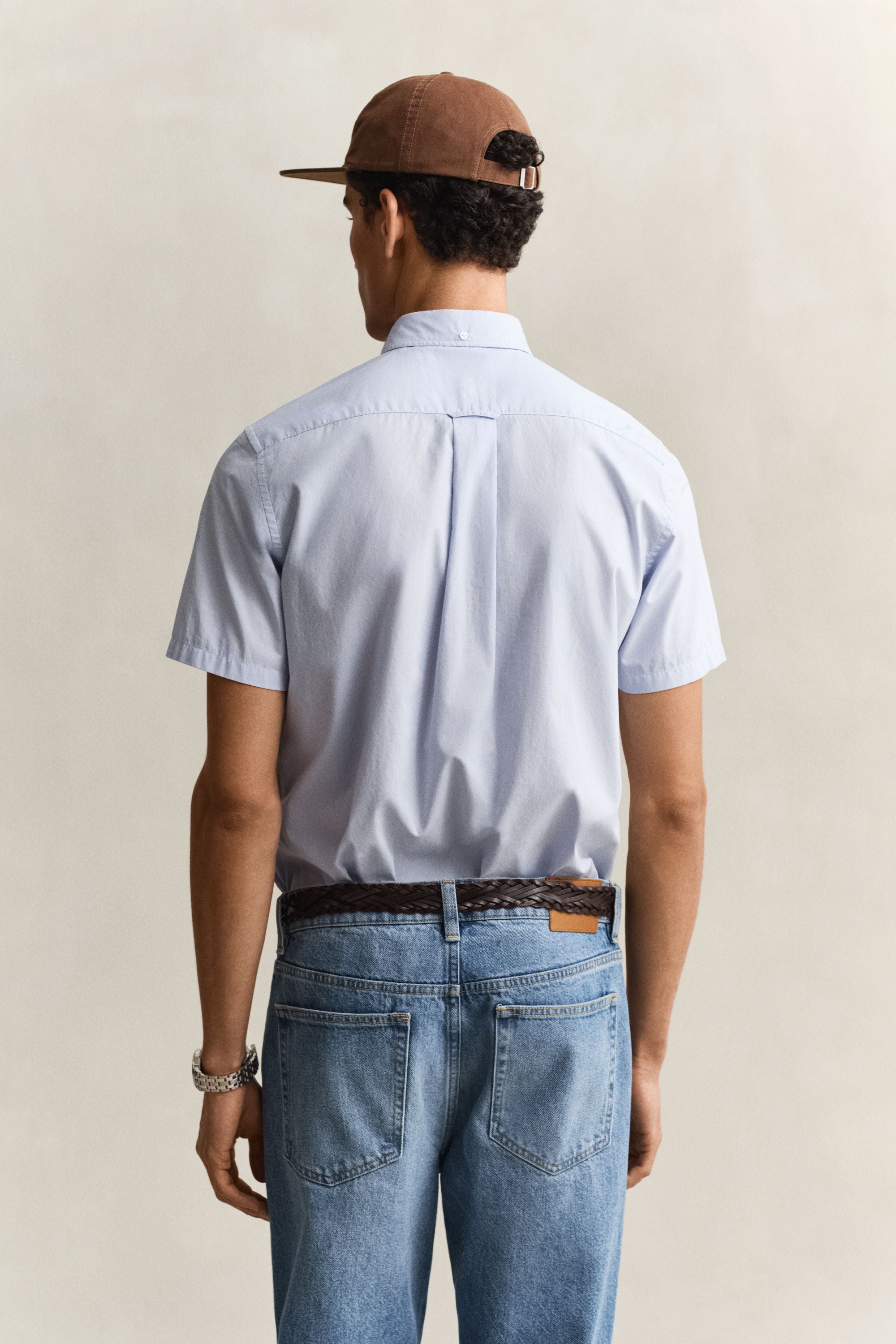 Kurzarmhemd Regular Fit aus Popeline