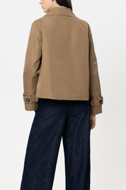 Trenchcoat aus Baumwollmix