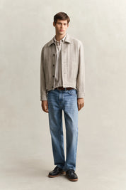 Hemd Regular Fit aus Leinenmix