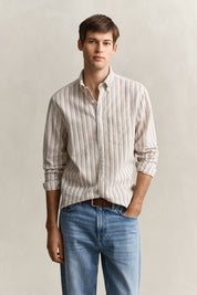 Hemd Regular Fit aus Leinenmix