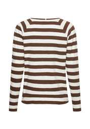 Langarmshirt gestreift aus Baumwolle