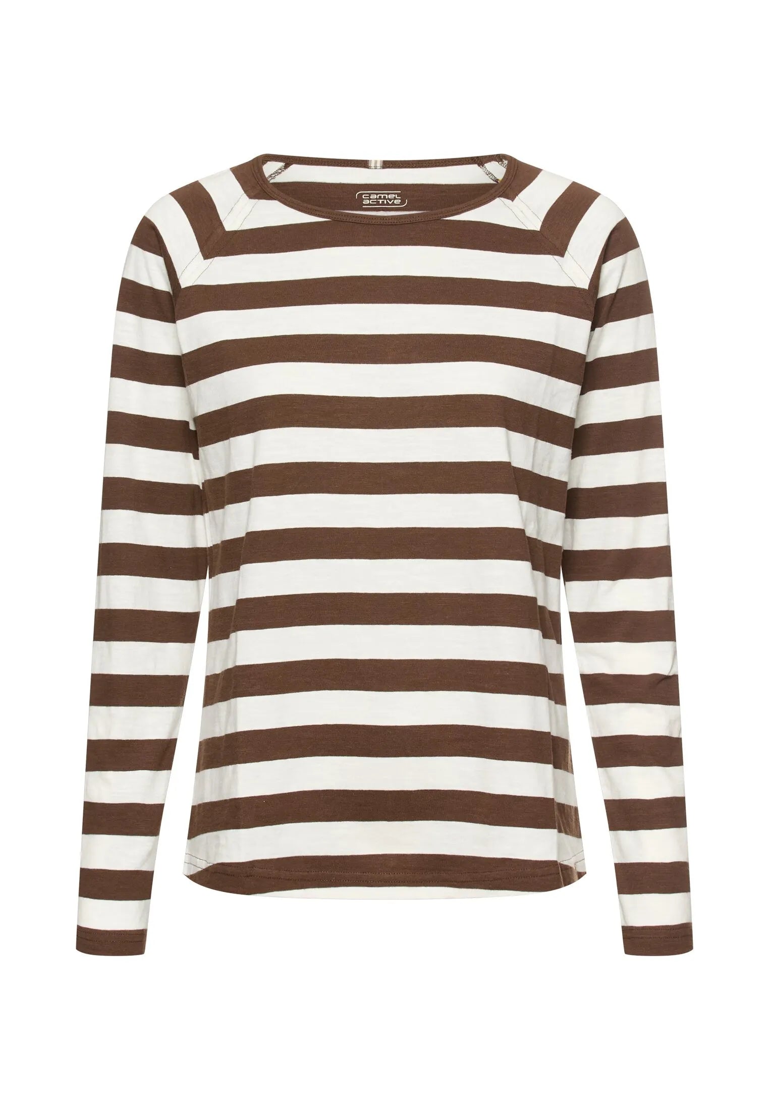 Langarmshirt gestreift aus Baumwolle