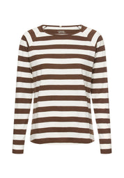 Langarmshirt gestreift aus Baumwolle