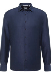 Hemd Modern Fit aus Leinenmix