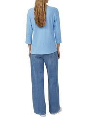 Langarmshirt aus Baumwolle