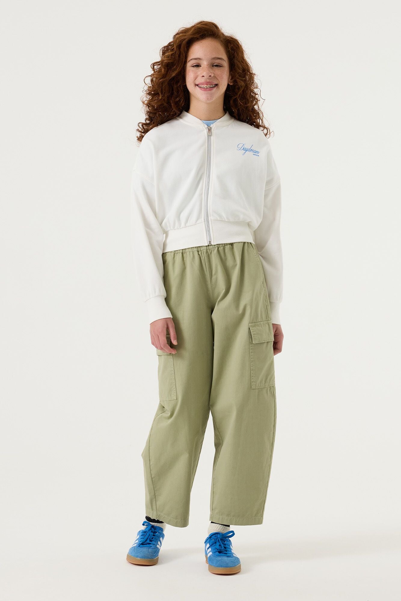 Sweatjacke aus Baumwollmix