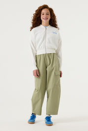 Sweatjacke aus Baumwollmix