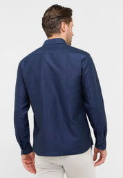 Hemd Modern Fit aus Leinenmix