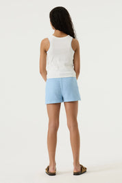Strick-Shorts aus Baumwollmix