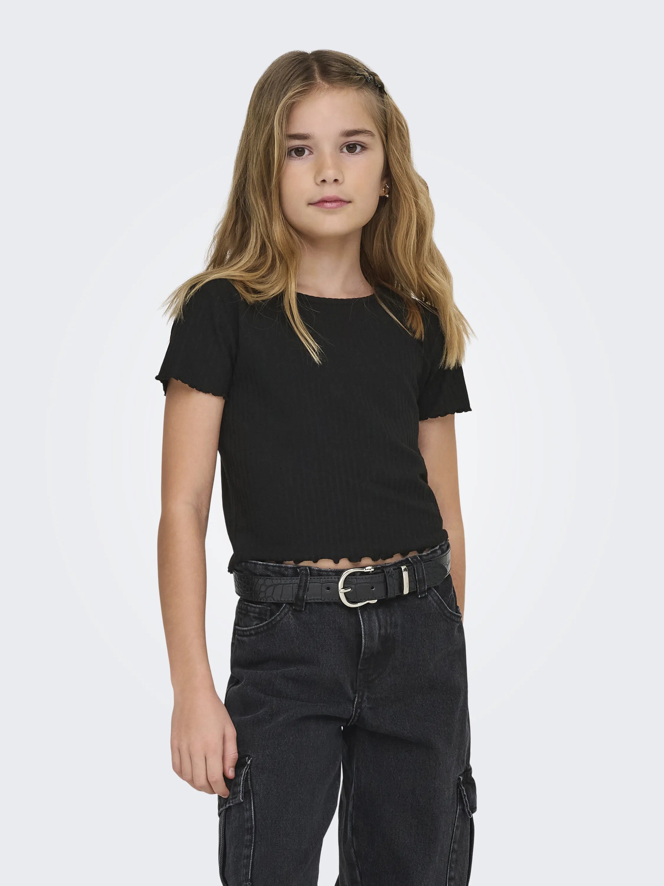 Geripptes T-Shirt