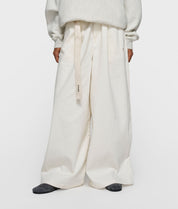 Hose Wide Leg mit Gürtel