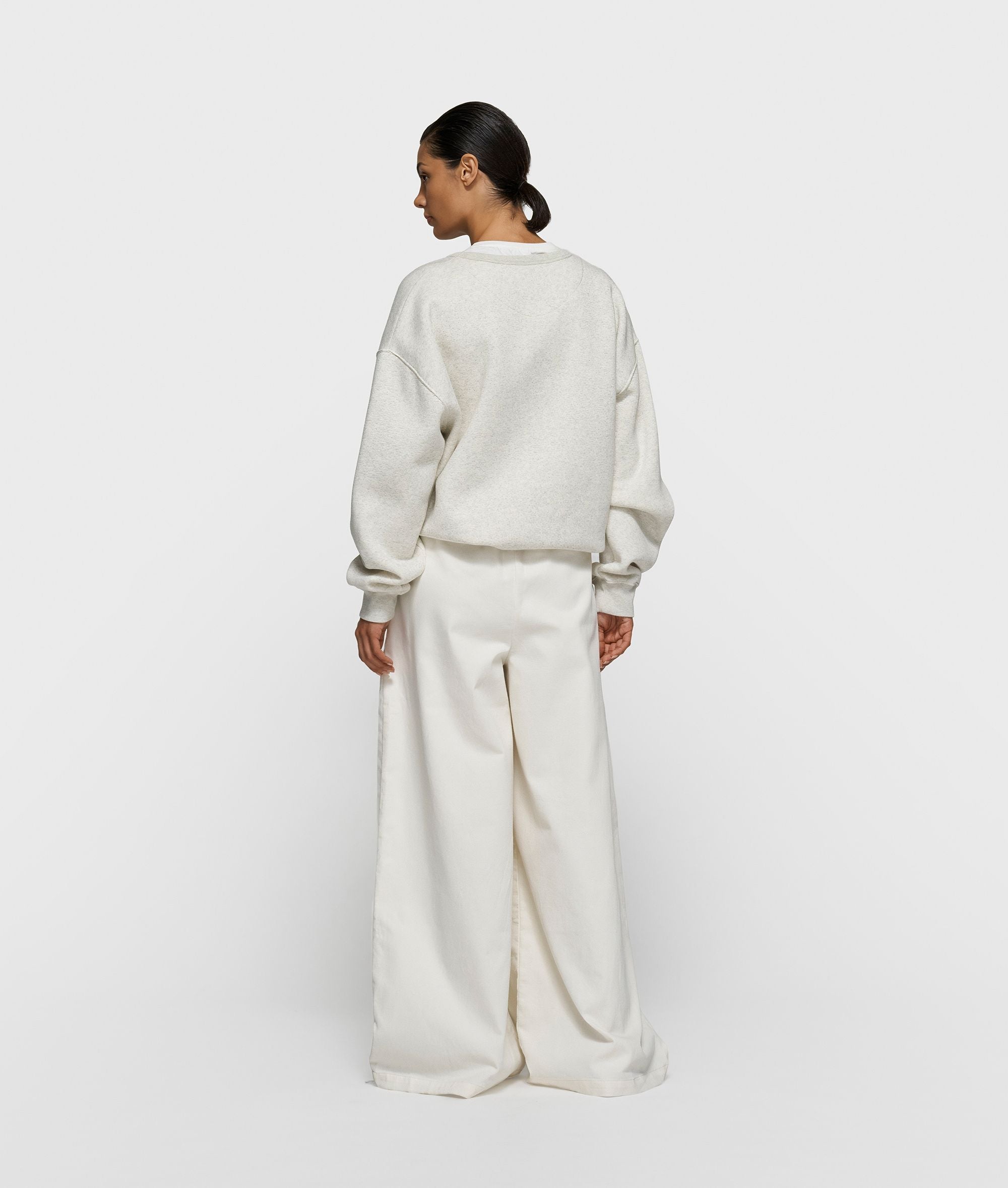 Hose Wide Leg mit Gürtel