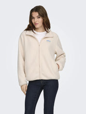 Teddyjacke ONLEVA mit Stehkragen